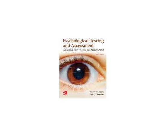 Psychological Testing And Assesssment An Introduction To Tests And Measurement 9/E (HB)