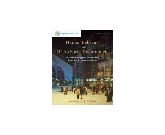 Human Behavior In The Macro Social Environment 4/E (PB)