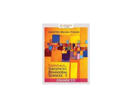 Essentials Of Statistics For The Behavioral Sciences 9/E (PB)