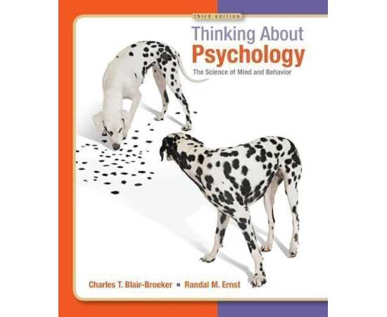 Thinking About Psychology The Science Of Mind And Behavior 3/E (HB)