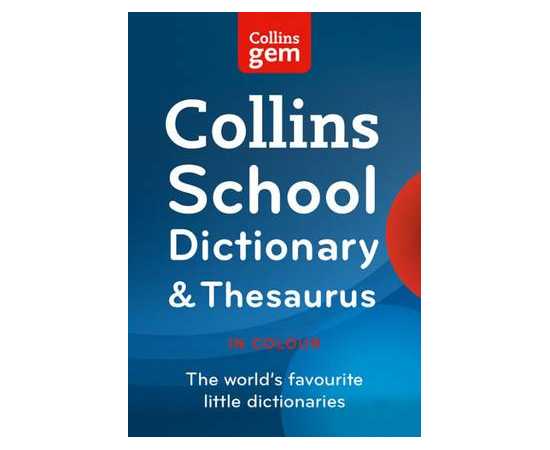 Collins Gem School Dictionary & Thesaurus In Colour (PB)