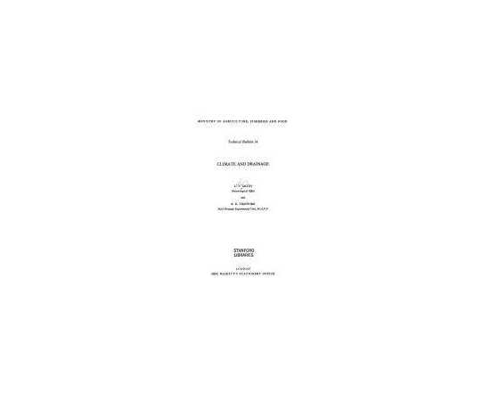 Climate And Drainage (PB)