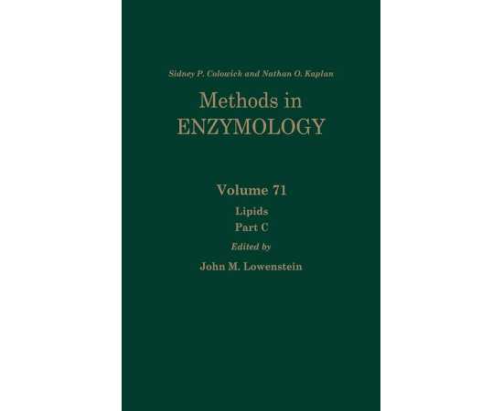 Methods In Enzymology Vol 71 Lipids Part C (HB)