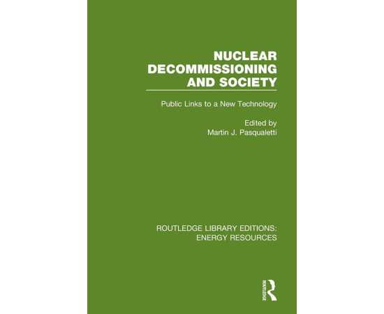 Nuclear Decommissioning And Society (HB)