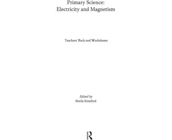 Primary Science: Electricity And Magnetism [Cd-Rom For Key Stages 1 And 2