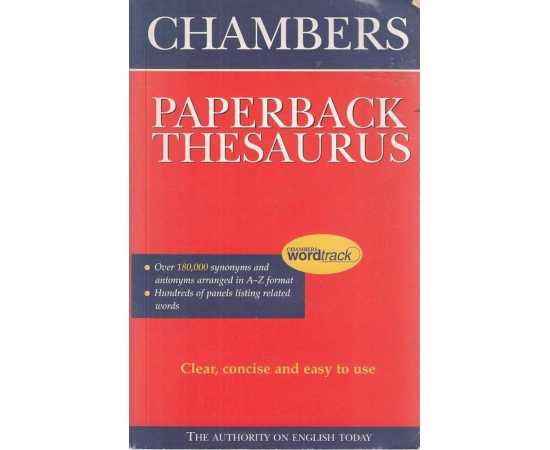 The Chambers Paperback Thesaurus (PB)