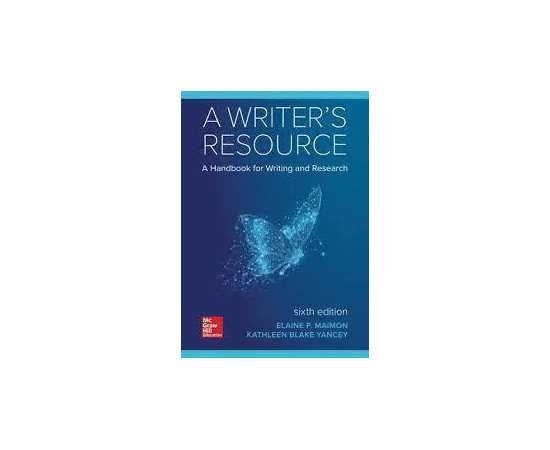 A Writers Resource A Handbook For Writing And Research 6/E (PB)