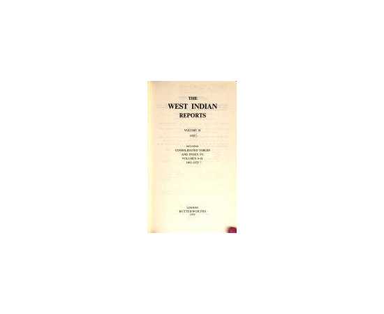 The West Indian Reports (HB)