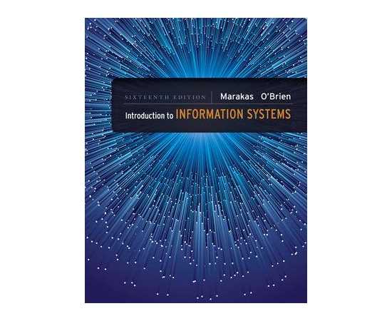 Introduction To Information Systems 16/E (PB)