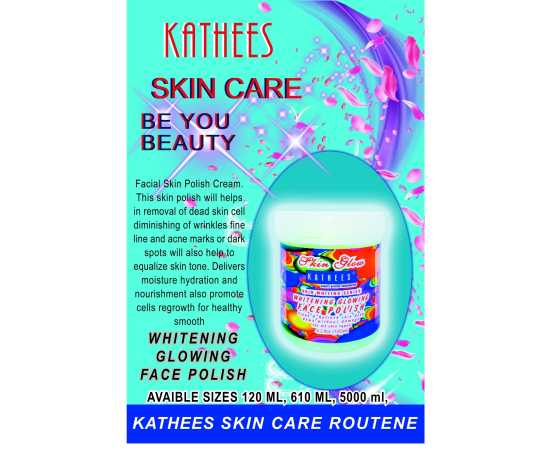 KATHEES WHITENING  GLOWING  FACE POLISH 610 ml