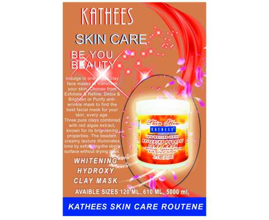 KATHEES WHITENING  HYDROXY  CLAY MASK 610 gram