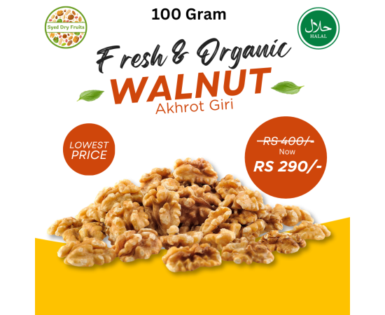 Fresh & Pure Irani Walnut Akhrot Giri - 100g