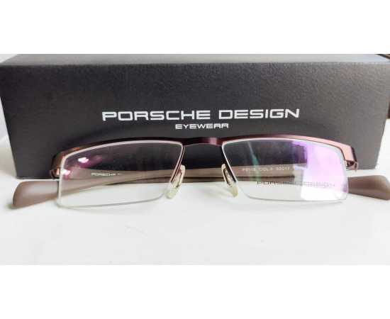 Beautiful Porsche Metal Frame Eyeglass Brown Color A+Copy