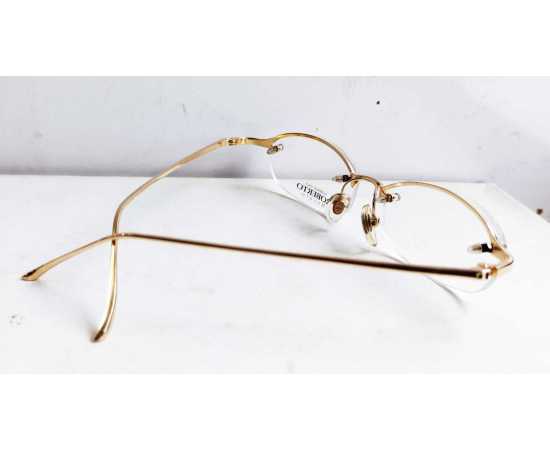 Beautiful Reberto Metal Gold Eyeglass Frame