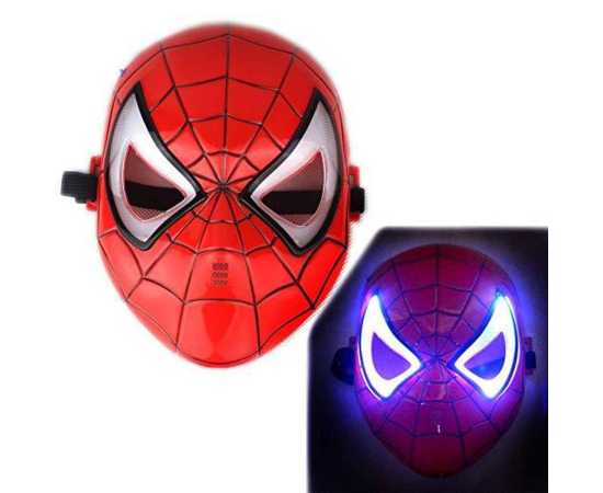 Super Hero Spiderman Toy Mask Led light Mask For Kids