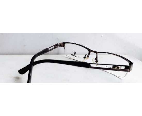 Beautiful Metal Dark Brown Color Eyeglass Frame