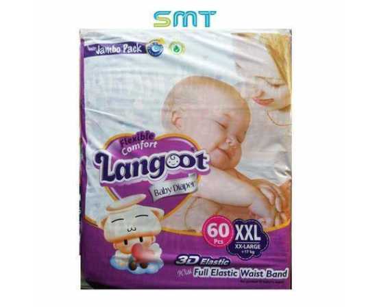 Langoot Baby Diaper Size-6 XXL +17 kg - Pack Of 60 Pcs