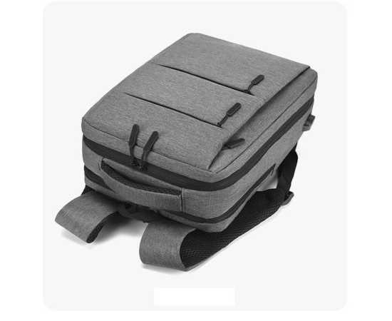 Bag City. Business Laptop Backpack Dual Compartment With USB Port -  Blue