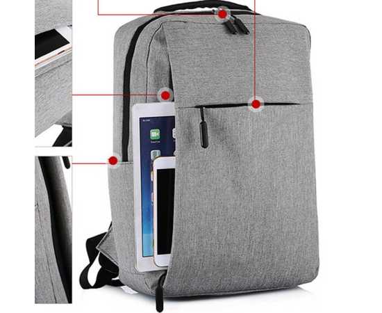 Laptop Bag / Backpack SMP Grey