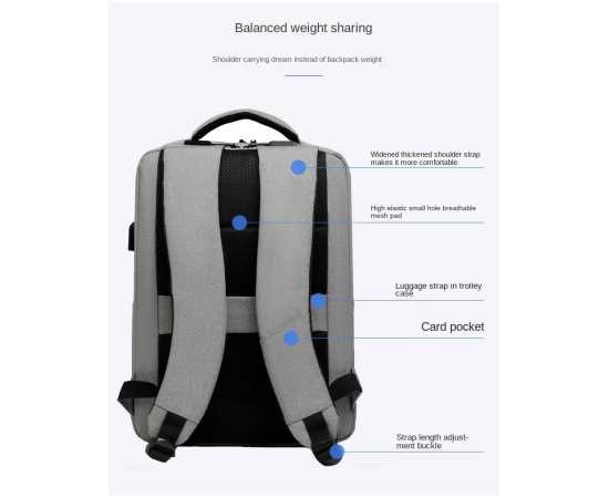 Laptop Bag / Backpack Imported SMP Black