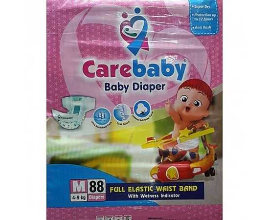 Care baby diapers-Jumbo pack-M (3)- 88 PCS