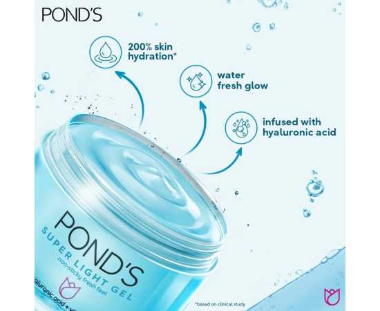 Pack Off 2 Cream Ponds Super Light Gel Cream & Glow Lovely