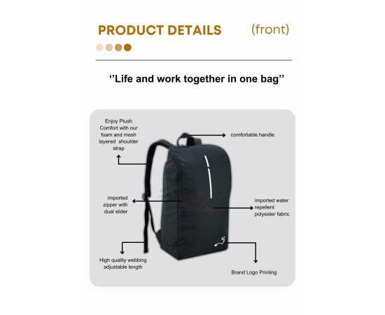 Shahzad Apparel Unisex Travel & Laptop Bag