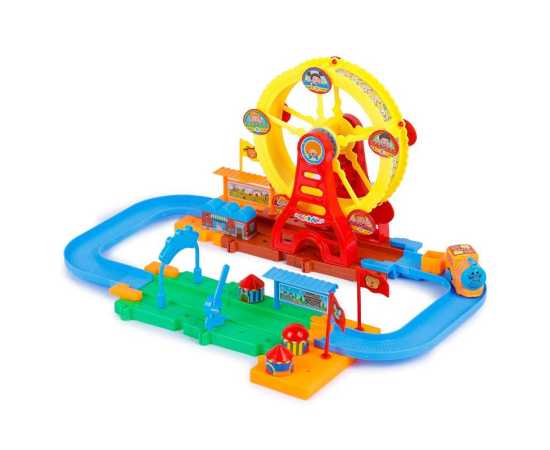 Train Track Toy For Kids  (Multi-Color, 40 Pieces)