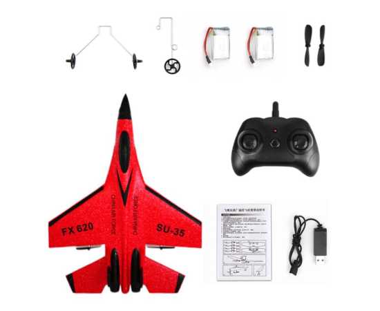 Stunt Flying Rc Airplane With Led Light Epp Foam Glider