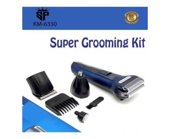 Sp Dealz 3 In 1 Rechargeble Km-6330 Trimming And Grooming Set