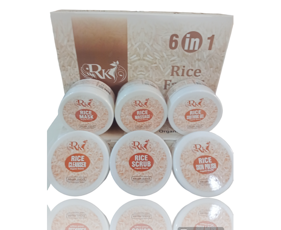 RK RICE facial kit 6 in 1