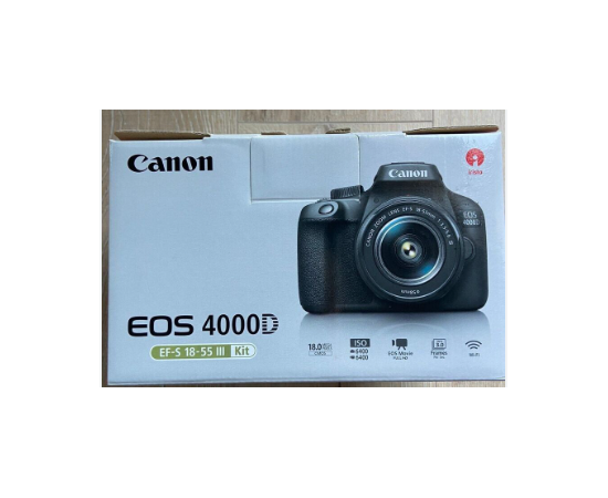 Canon EOS 4000D EF-S 18-55 mm IS II Lens Digital SLR Cameras - Black