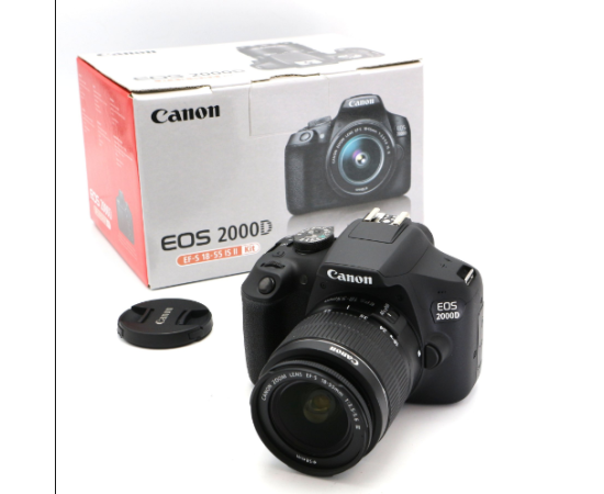 Canon EOS 2000D Camera With 18-55mm Lens