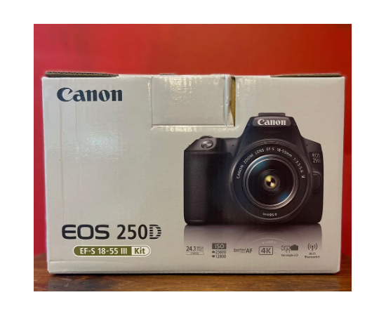 Canon 250D Kit Camera 18-55 Mark III Lens