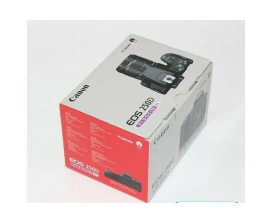 DSLR Canon Camera EOS 250D,24 .1MP SLR + Kit 18-55mm f 4-5.6 Lente IS STM + 64gb