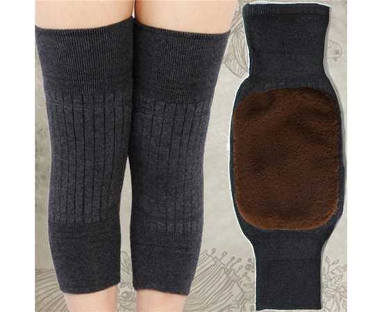 Knee Brace Thermal Winter Sleeves Long Warm - 1-Pair