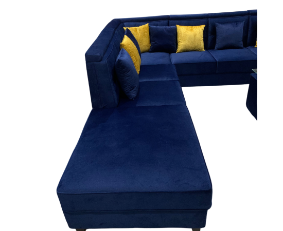 Carved Comfort L-Shape Sofa Set