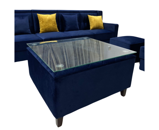 Carved Comfort L-Shape Sofa Set