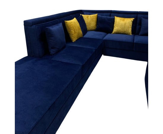 Carved Comfort L-Shape Sofa Set