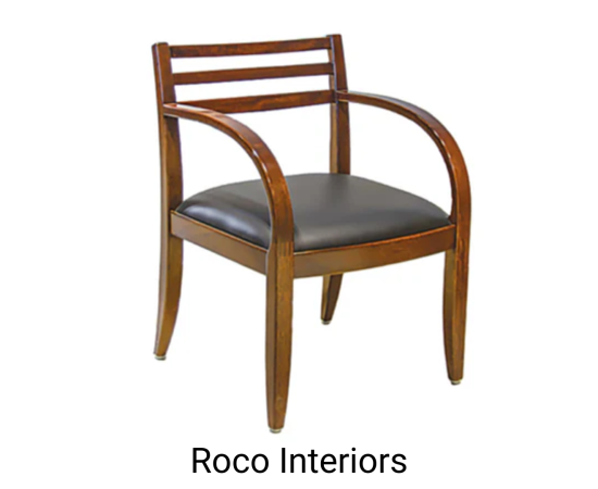 Guest Visitor Office Chair - Brown