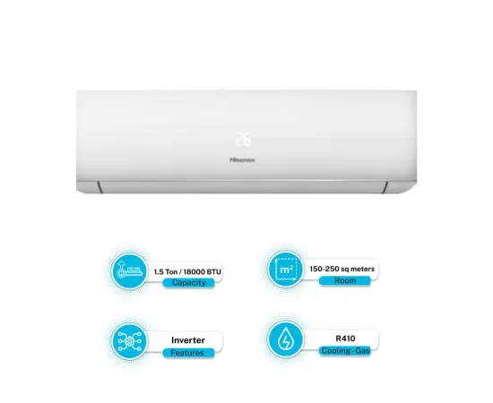 Hisense 1.5 Ton Air Conditioner Heat And Cool 18TV60Hc