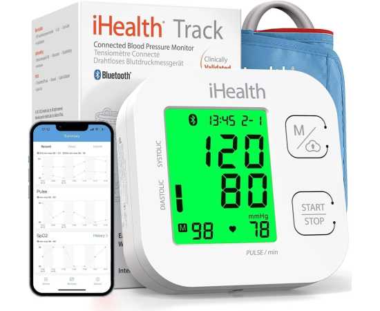 iHealth Track Smart Upper Arm Blood Pressure Monitor
