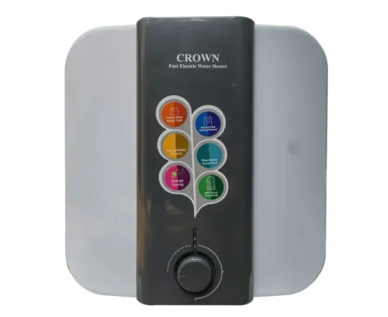 Crown Fast Water Electric Geyser Eg-15L Brand Warranty