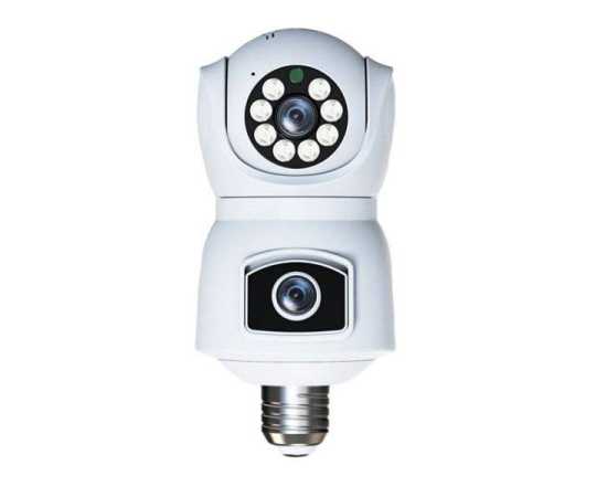 4k Wireless Wifi Dual-lens Security Camera With 3mp Lens