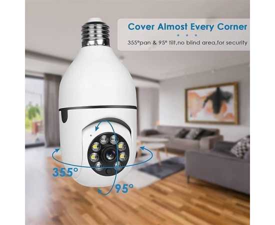 360° Wireless Wifi Panoramic Bulb Cctv Camera Security
