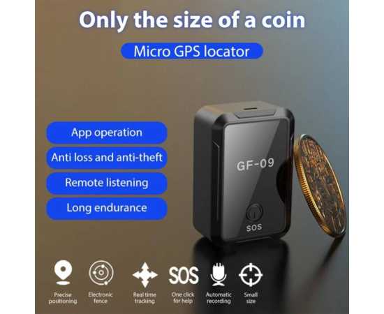 GF09 Mini GPS Tracker Real Time Life Tracking