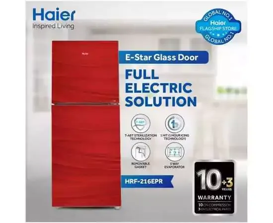 Haier HRF-216 EPR-EPB-EPC Refrigerator 7 Cubic Feet