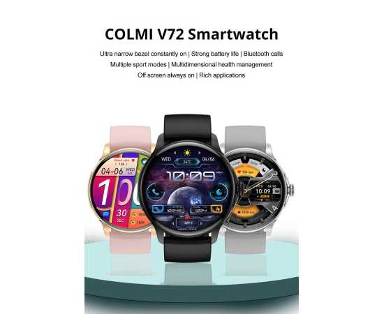 Colmi V72 Smart Watch Men 1.43'' Amoled Display