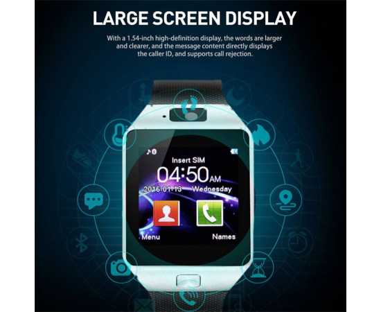 Dz30 Sim Bluetooth Touch Screen Smart Watch