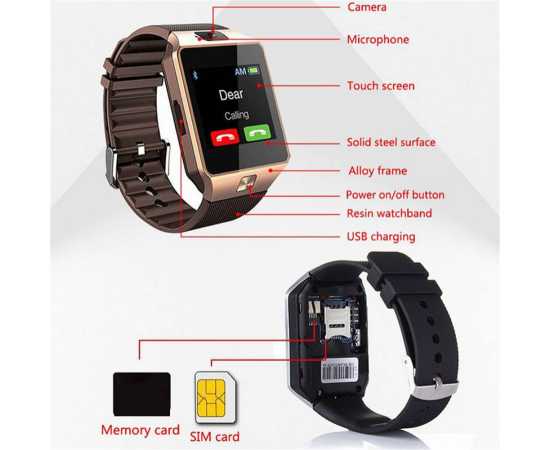 Dz30 Sim Bluetooth Touch Screen Smart Watch